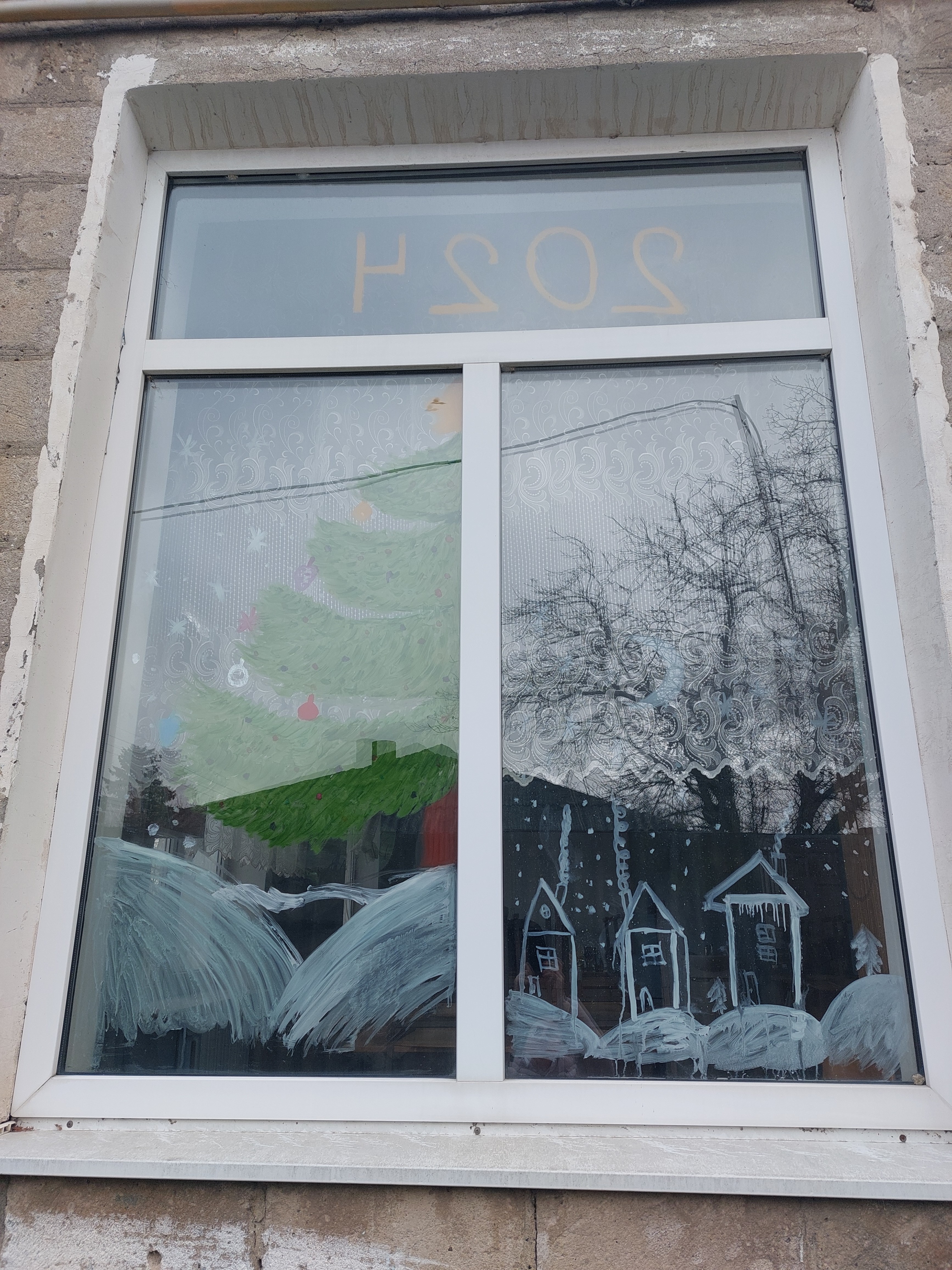 Новогодние окна.